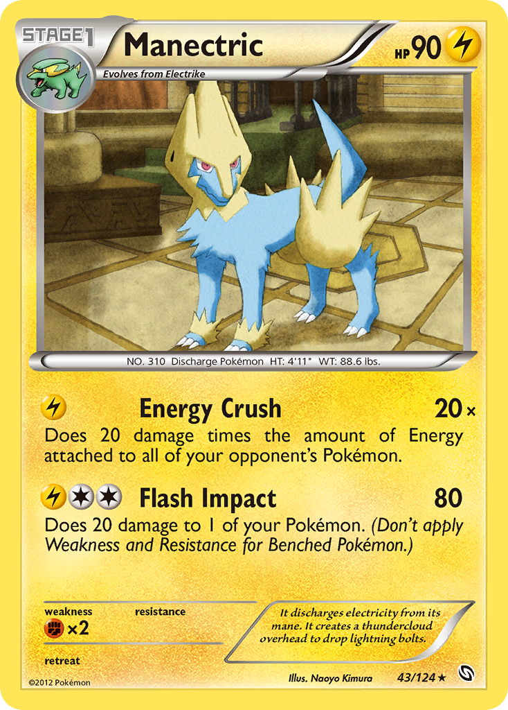 Manectric (43/124) [Black & White: Dragons Exalted] - Card Brawlers | Quebec | Canada | Yu-Gi-Oh!