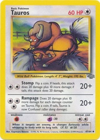 Tauros (47/64) [Jungle Unlimited] - Card Brawlers | Quebec | Canada | Yu-Gi-Oh!