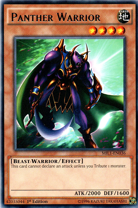 Panther Warrior [MIL1-EN036] Rare - Yu-Gi-Oh! - Card Brawlers | Quebec | Canada |