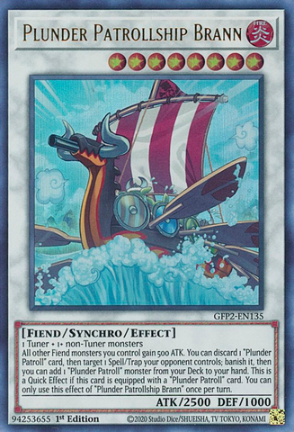 Plunder Patrollship Brann [GFP2-EN135] Ultra Rare - Card Brawlers | Quebec | Canada | Yu-Gi-Oh!