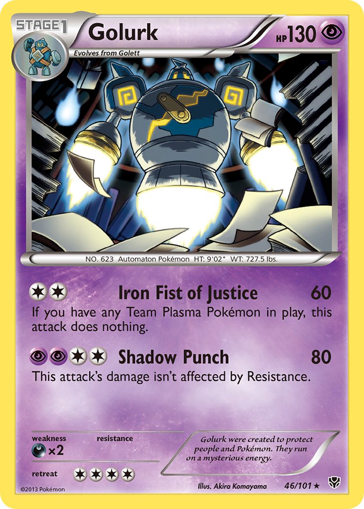 Golurk (46/101) (Theme Deck Exclusive) [Black & White: Plasma Blast] - Card Brawlers | Quebec | Canada | Yu-Gi-Oh!