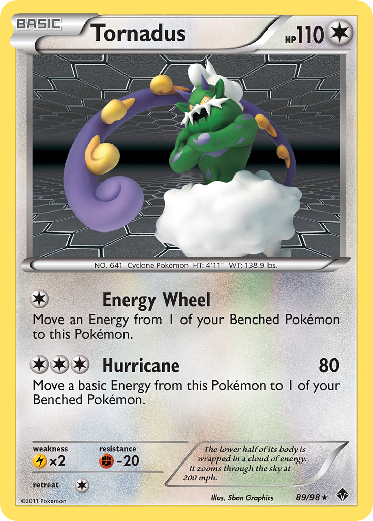 Tornadus (89/98) [Black & White: Emerging Powers] - Card Brawlers | Quebec | Canada | Yu-Gi-Oh!