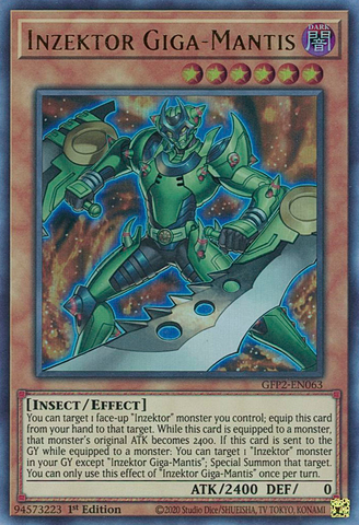 Inzektor Giga-Mantis [GFP2-EN063] Ultra Rare - Card Brawlers | Quebec | Canada | Yu-Gi-Oh!