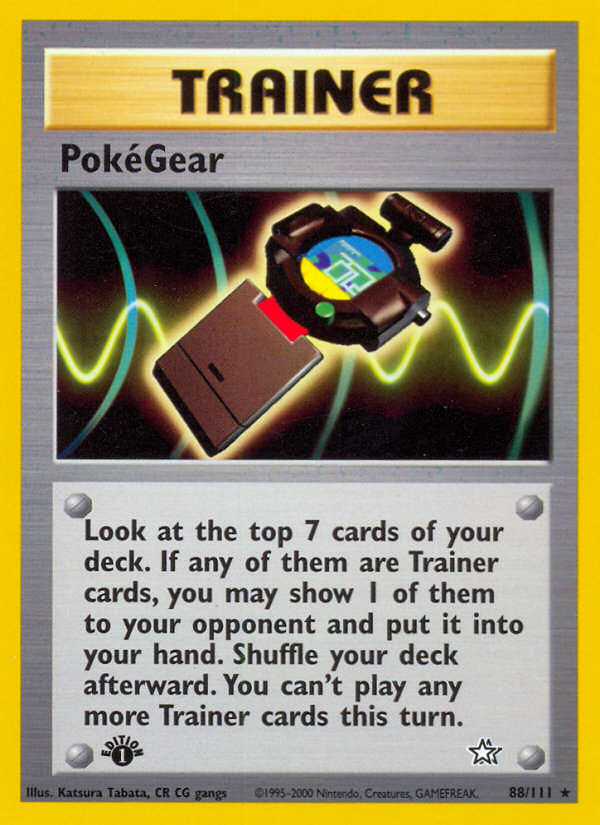 PokeGear (88/111) [Neo Genesis 1st Edition] - Card Brawlers | Quebec | Canada | Yu-Gi-Oh!