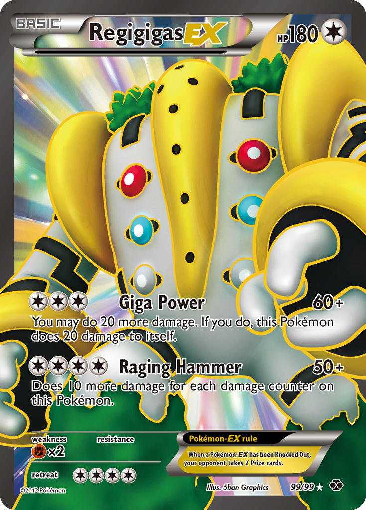 Regigigas EX (99/99) [Black & White: Next Destinies] - Card Brawlers | Quebec | Canada | Yu-Gi-Oh!