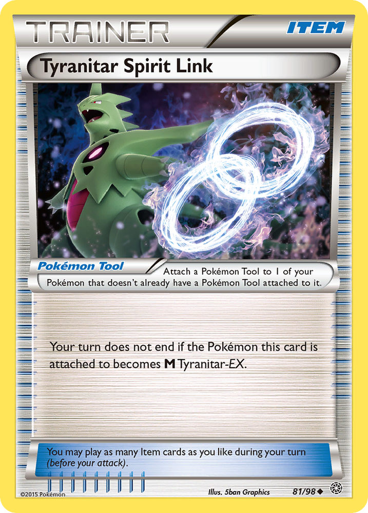 Tyranitar Spirit Link (81/98) [XY: Ancient Origins] - Card Brawlers | Quebec | Canada | Yu-Gi-Oh!