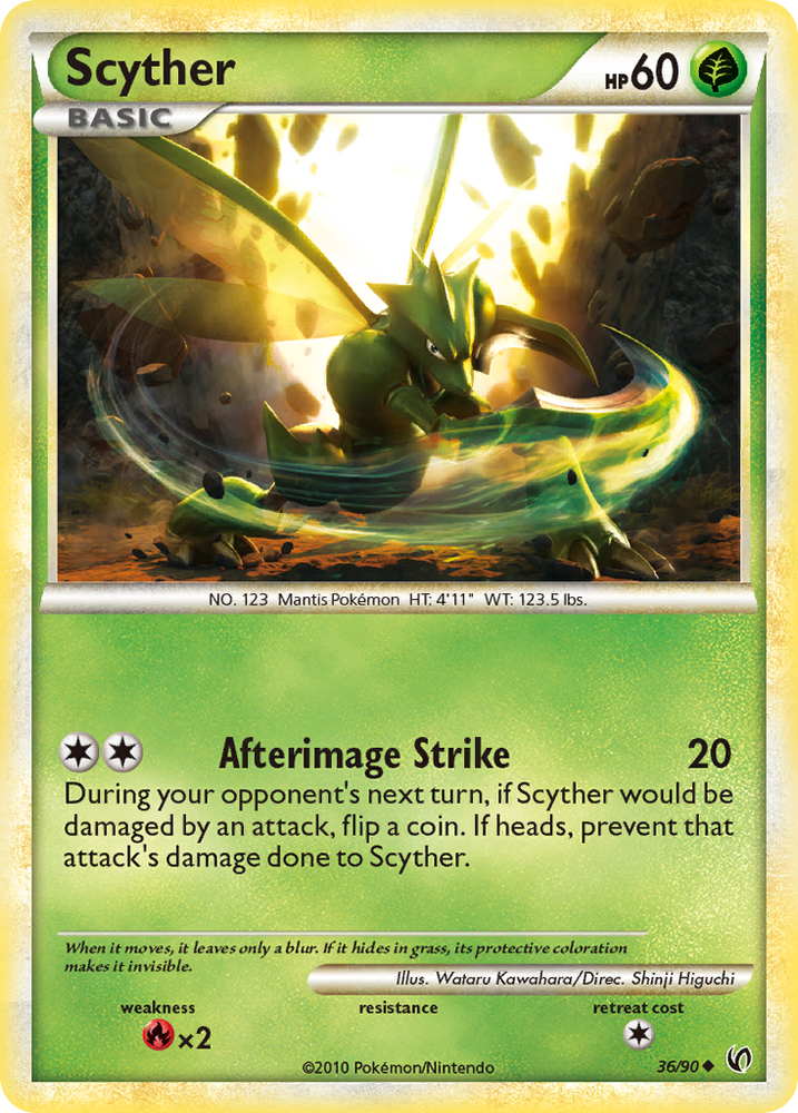 Scyther (36/90) [HeartGold & SoulSilver: Undaunted] - Card Brawlers | Quebec | Canada | Yu-Gi-Oh!