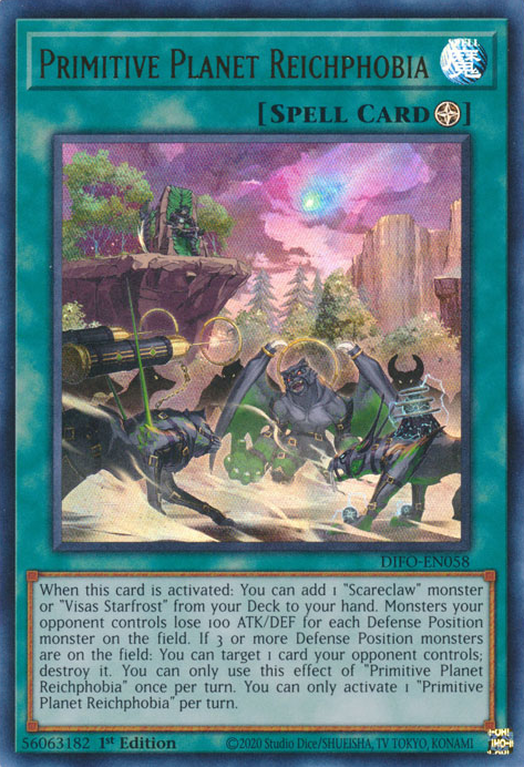 Primitive Planet Reichphobia [DIFO-EN058] Ultra Rare - Card Brawlers | Quebec | Canada | Yu-Gi-Oh!