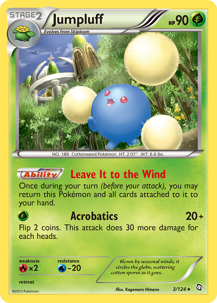 Jumpluff (3/124) [Black & White: Dragons Exalted] - Card Brawlers | Quebec | Canada | Yu-Gi-Oh!