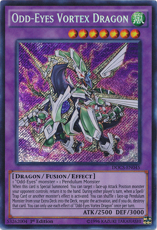 Odd-Eyes Vortex Dragon [DOCS-EN045] Secret Rare - Card Brawlers | Quebec | Canada | Yu-Gi-Oh!
