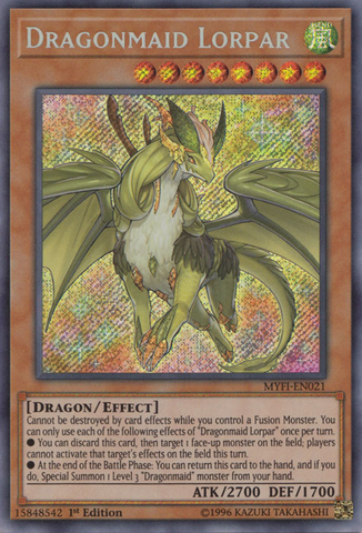 Dragonmaid Lorpar [MYFI-EN021] Secret Rare - Card Brawlers | Quebec | Canada | Yu-Gi-Oh!