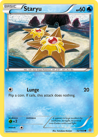 Staryu (32/160) [XY: Primal Clash] - Card Brawlers | Quebec | Canada | Yu-Gi-Oh!