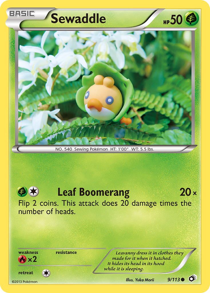 Sewaddle (9/113) [Black & White: Legendary Treasures] - Card Brawlers | Quebec | Canada | Yu-Gi-Oh!