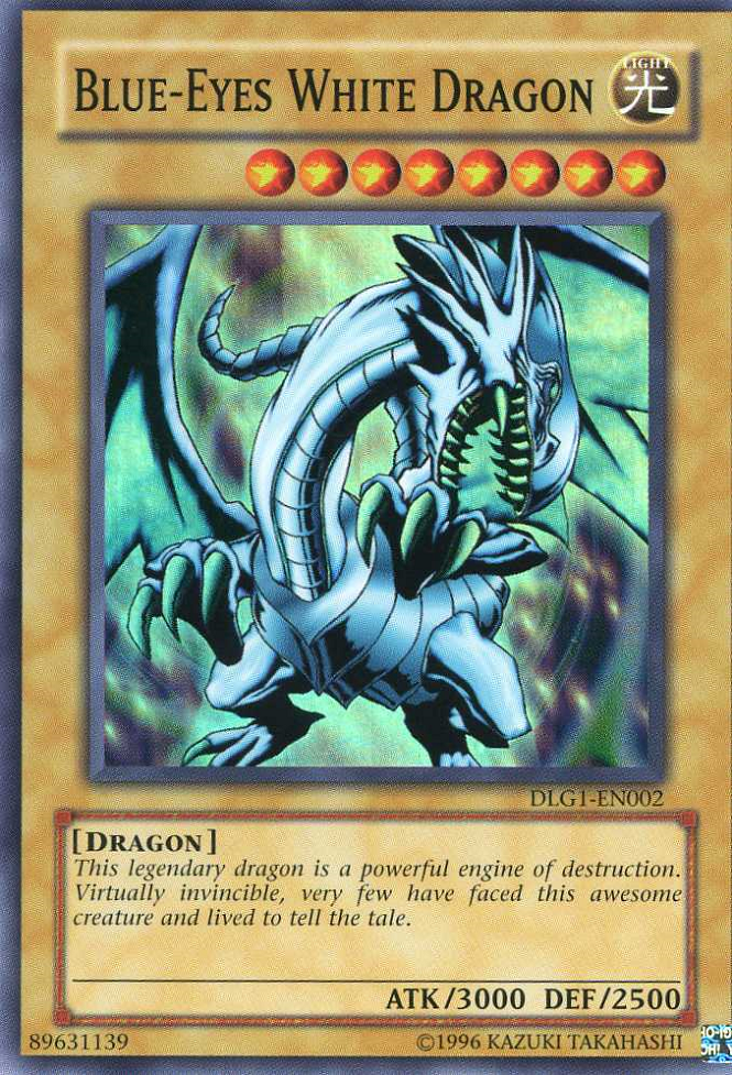 Blue-Eyes White Dragon [DLG1-EN002] Super Rare - Yu-Gi-Oh! - Card Brawlers | Quebec | Canada |