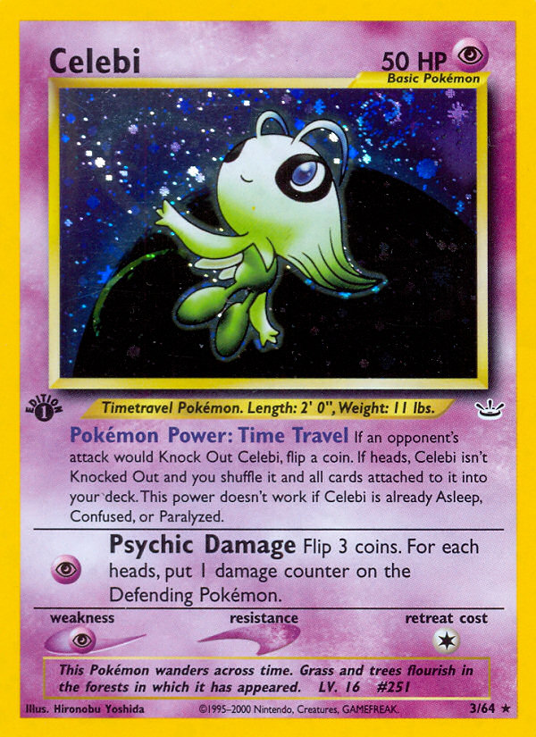 Celebi (3/64) [Neo Revelation 1st Edition] - Card Brawlers | Quebec | Canada | Yu-Gi-Oh!