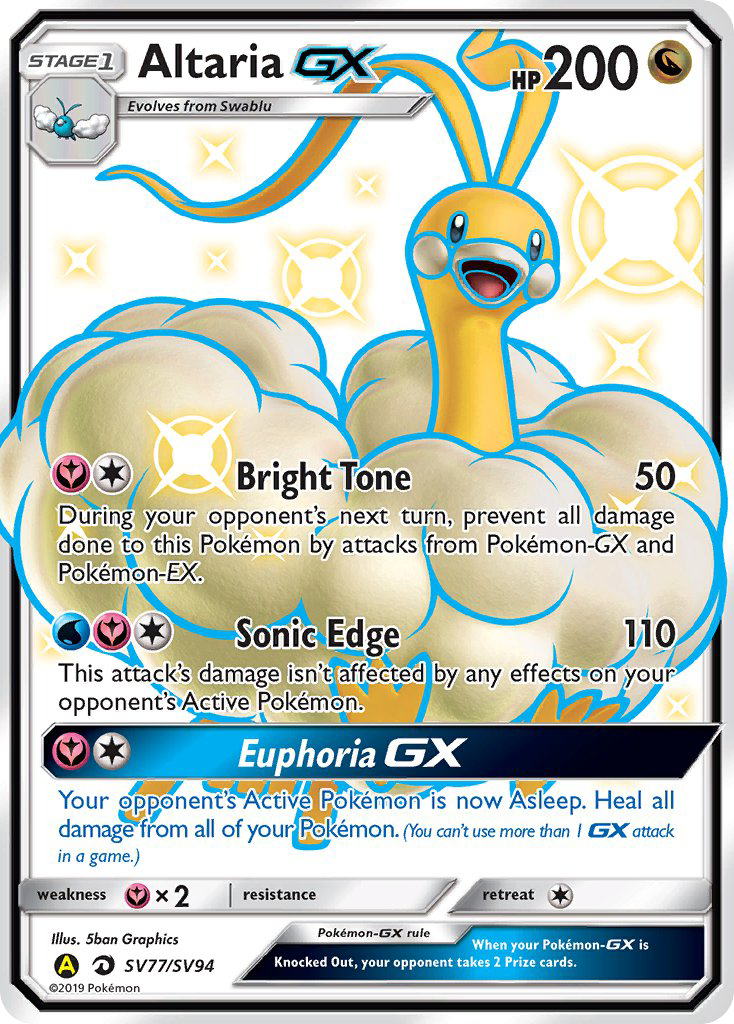 Altaria GX (SV77/SV94) [Sun & Moon: Hidden Fates - Shiny Vault] - Card Brawlers | Quebec | Canada | Yu-Gi-Oh!