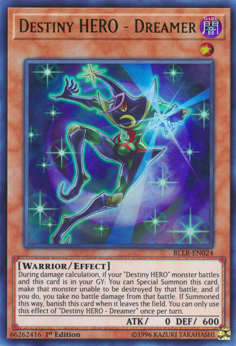 Destiny Hero - Dreamer [BLLR-EN024] Ultra Rare - Yu-Gi-Oh! - Card Brawlers | Quebec | Canada |