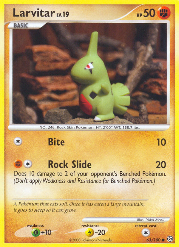 Larvitar (63/100) [Diamond & Pearl: Stormfront] - Card Brawlers | Quebec | Canada | Yu-Gi-Oh!