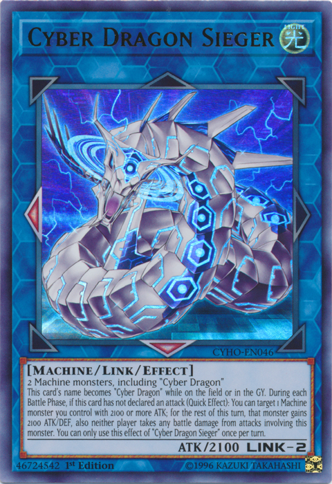 Cyber Dragon Sieger [CYHO-EN046] Ultra Rare - Card Brawlers | Quebec | Canada | Yu-Gi-Oh!