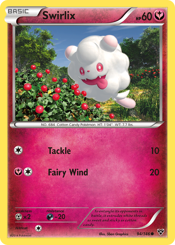Swirlix (94/146) [XY: Base Set] - Card Brawlers | Quebec | Canada | Yu-Gi-Oh!