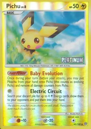 Pichu (45/100) [Burger King Promos: 2009 Collection] - Card Brawlers | Quebec | Canada | Yu-Gi-Oh!