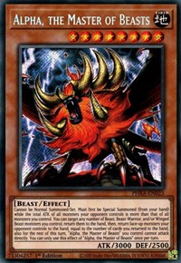 Alpha, the Master of Beasts [PHRA-EN023] Secret Rare - Card Brawlers | Quebec | Canada | Yu-Gi-Oh!