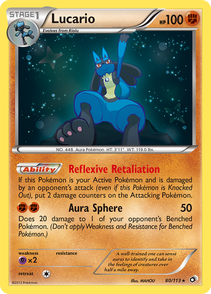 Lucario (80/113) [Black & White: Legendary Treasures] - Card Brawlers | Quebec | Canada | Yu-Gi-Oh!