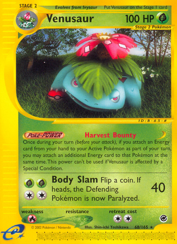 Venusaur (68/165) [Expedition: Base Set] - Card Brawlers | Quebec | Canada | Yu-Gi-Oh!