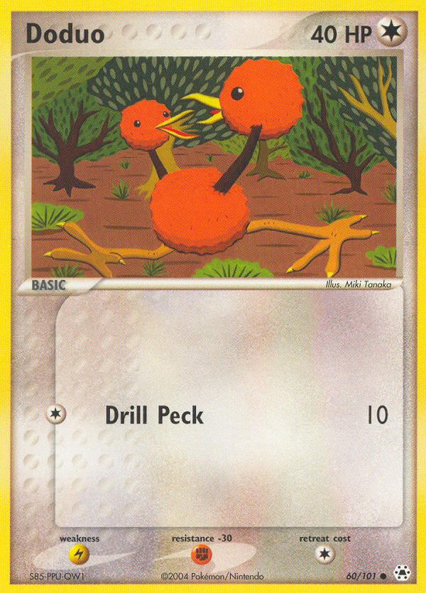 Doduo (60/101) [EX: Hidden Legends] - Card Brawlers | Quebec | Canada | Yu-Gi-Oh!
