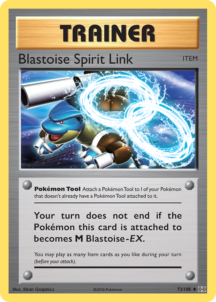Blastoise Spirit Link (73/108) [XY: Evolutions] - Card Brawlers | Quebec | Canada | Yu-Gi-Oh!