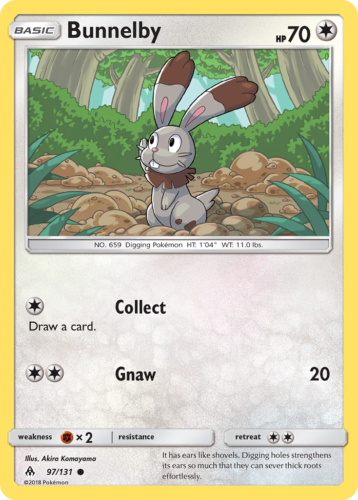 Bunnelby (97/131) [Sun & Moon: Forbidden Light] - Card Brawlers | Quebec | Canada | Yu-Gi-Oh!