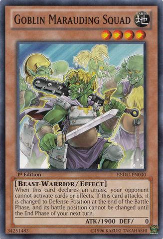 Goblin Marauding Squad [REDU-EN040] Common - Card Brawlers | Quebec | Canada | Yu-Gi-Oh!