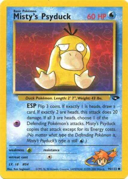 Misty's Psyduck (90/132) [Gym Challenge Unlimited] - Card Brawlers | Quebec | Canada | Yu-Gi-Oh!