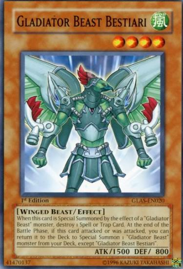 Gladiator Beast Bestiari [GLAS-EN020] Common - Card Brawlers | Quebec | Canada | Yu-Gi-Oh!