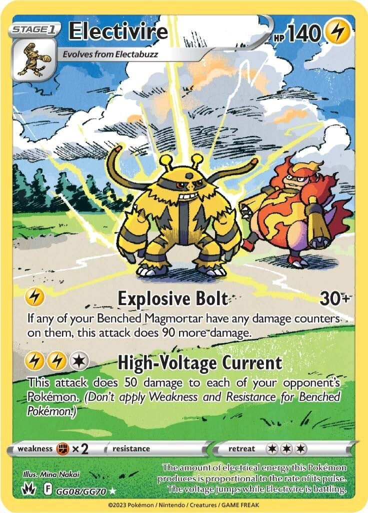 Electivire (GG08/GG70) [Sword & Shield: Crown Zenith] - Card Brawlers | Quebec | Canada | Yu-Gi-Oh!