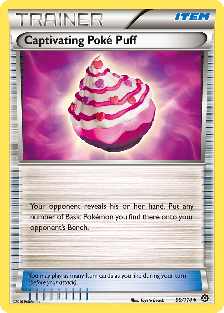 Captivating Poke Puff (99/114) [XY: Steam Siege] - Card Brawlers | Quebec | Canada | Yu-Gi-Oh!