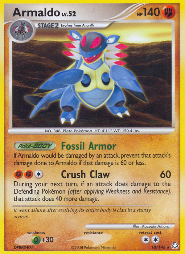 Armaldo (18/146) [Diamond & Pearl: Legends Awakened] - Card Brawlers | Quebec | Canada | Yu-Gi-Oh!