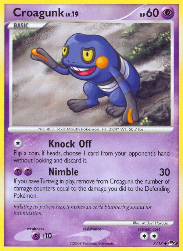 Croagunk (7/17) [POP Series 9] - Card Brawlers | Quebec | Canada | Yu-Gi-Oh!