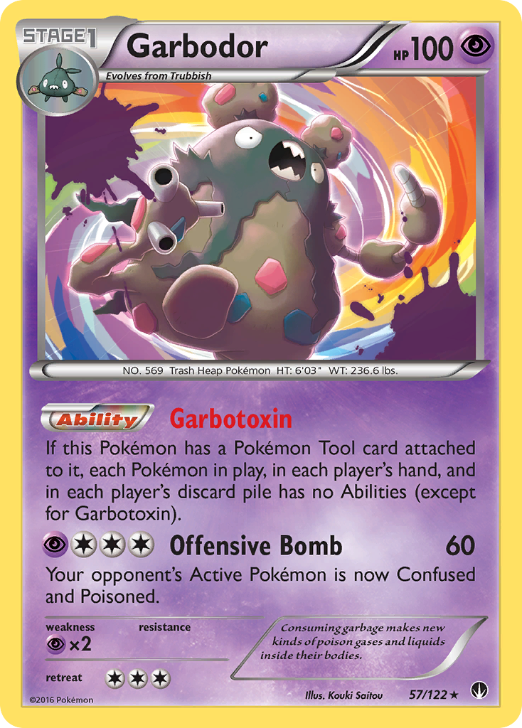 Garbodor (57/122) [XY: BREAKpoint] - Card Brawlers | Quebec | Canada | Yu-Gi-Oh!
