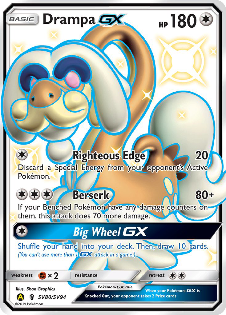 Drampa GX (SV80/SV94) [Sun & Moon: Hidden Fates - Shiny Vault] - Card Brawlers | Quebec | Canada | Yu-Gi-Oh!