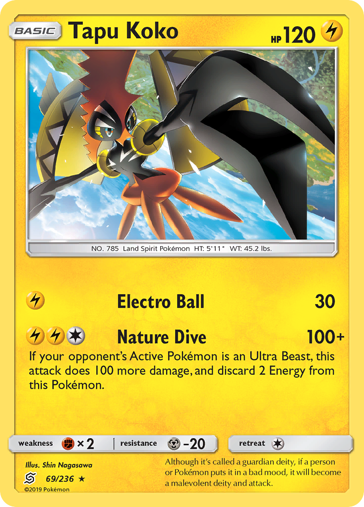 Tapu Koko (69/236) [Sun & Moon: Unified Minds] - Card Brawlers | Quebec | Canada | Yu-Gi-Oh!