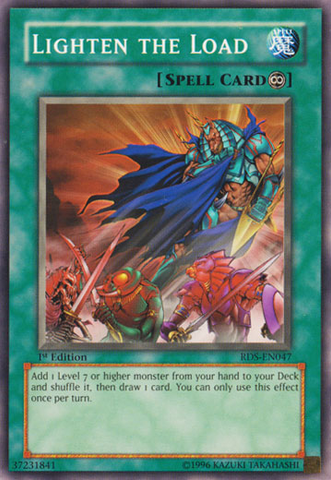 Lighten the Load [RDS-EN047] Common - Card Brawlers | Quebec | Canada | Yu-Gi-Oh!
