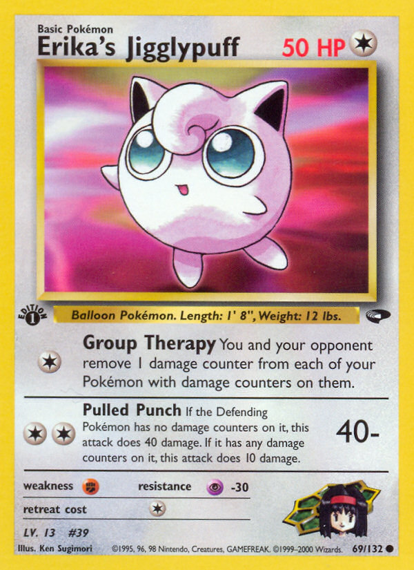 Erika's Jigglypuff (69/132) [Gym Challenge 1st Edition] - Card Brawlers | Quebec | Canada | Yu-Gi-Oh!