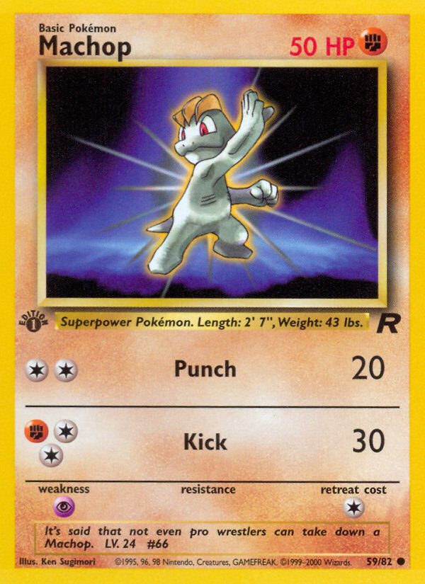 Machop (59/82) [Team Rocket 1st Edition] - Card Brawlers | Quebec | Canada | Yu-Gi-Oh!