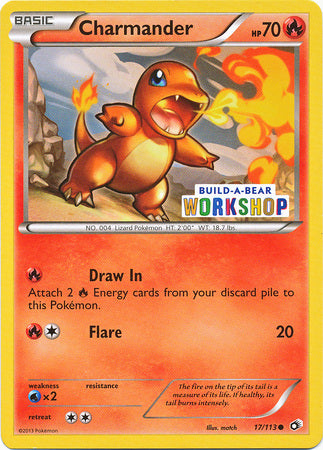 Charmander (17/113) (Build A Bear Workshop Exclusive) [Black & White: Legendary Treasures] - Card Brawlers | Quebec | Canada | Yu-Gi-Oh!