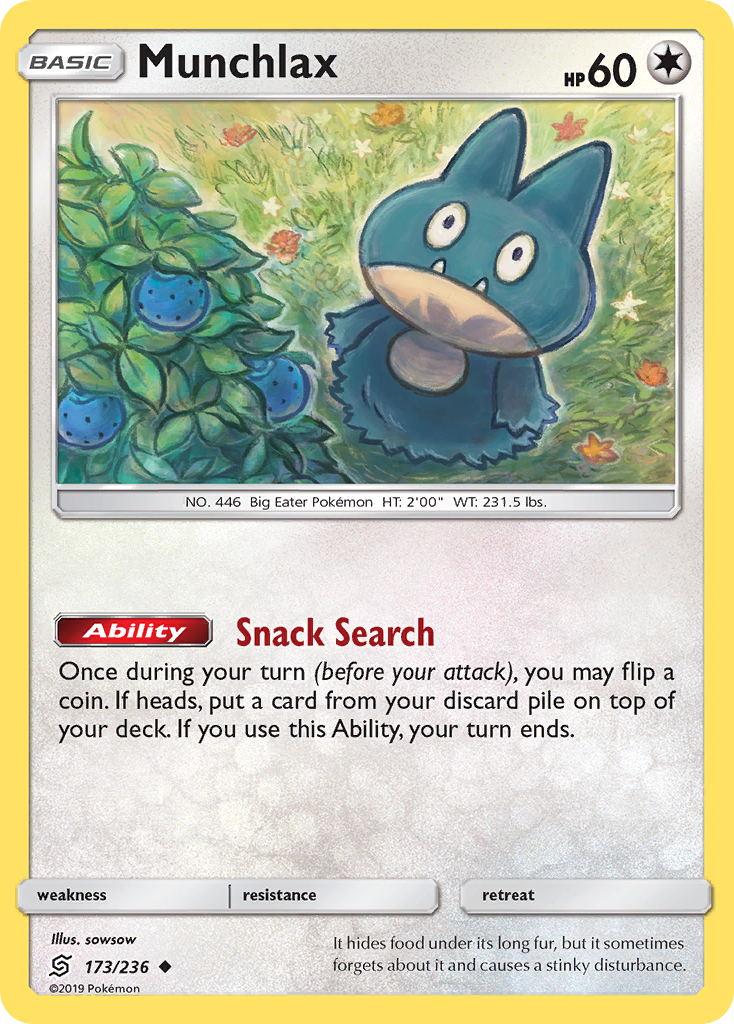 Munchlax (173/236) [Sun & Moon: Unified Minds] - Card Brawlers | Quebec | Canada | Yu-Gi-Oh!