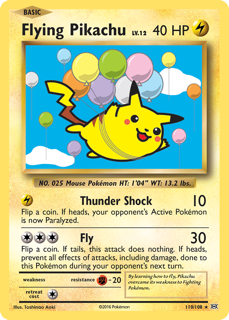 Flying Pikachu (110/108) [XY: Evolutions] - Card Brawlers | Quebec | Canada | Yu-Gi-Oh!