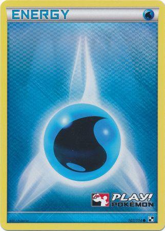 Water Energy (107/114) (Play Pokemon Promo) [Black & White: Base Set] - Card Brawlers | Quebec | Canada | Yu-Gi-Oh!