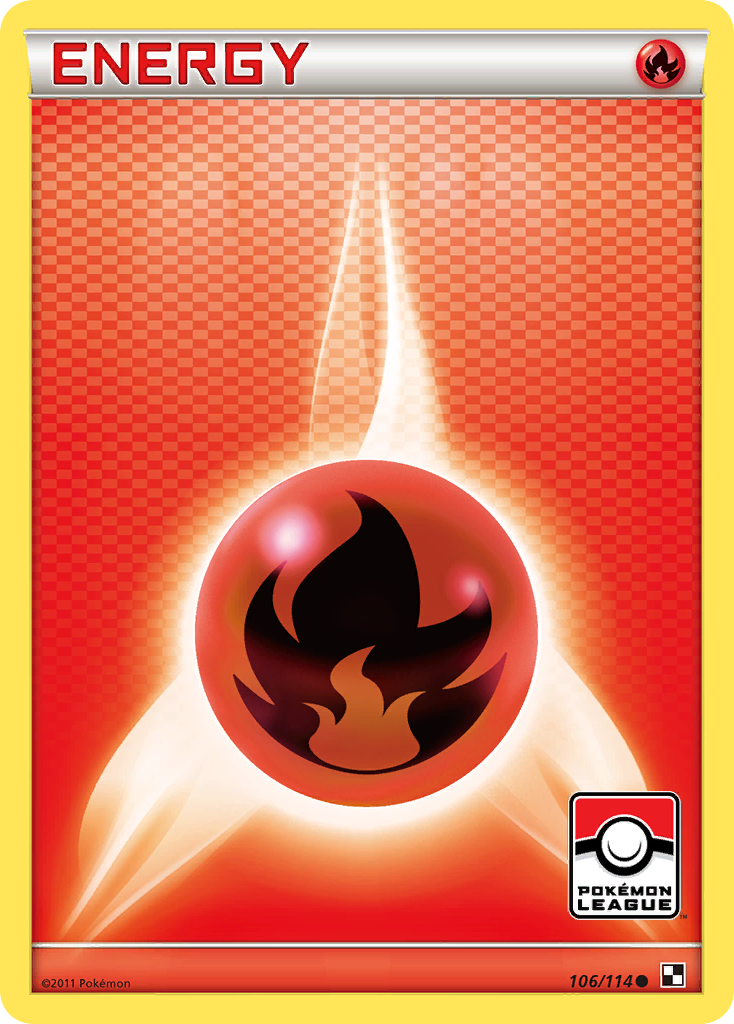 Fire Energy (106/114) [Black & White: Base Set] - Card Brawlers | Quebec | Canada | Yu-Gi-Oh!