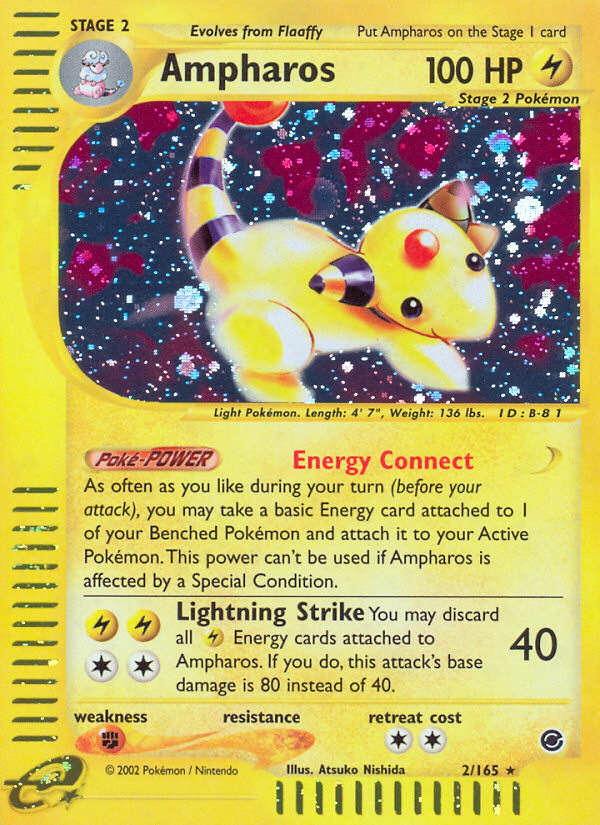 Ampharos (2/165) [Expedition: Base Set] - Card Brawlers | Quebec | Canada | Yu-Gi-Oh!